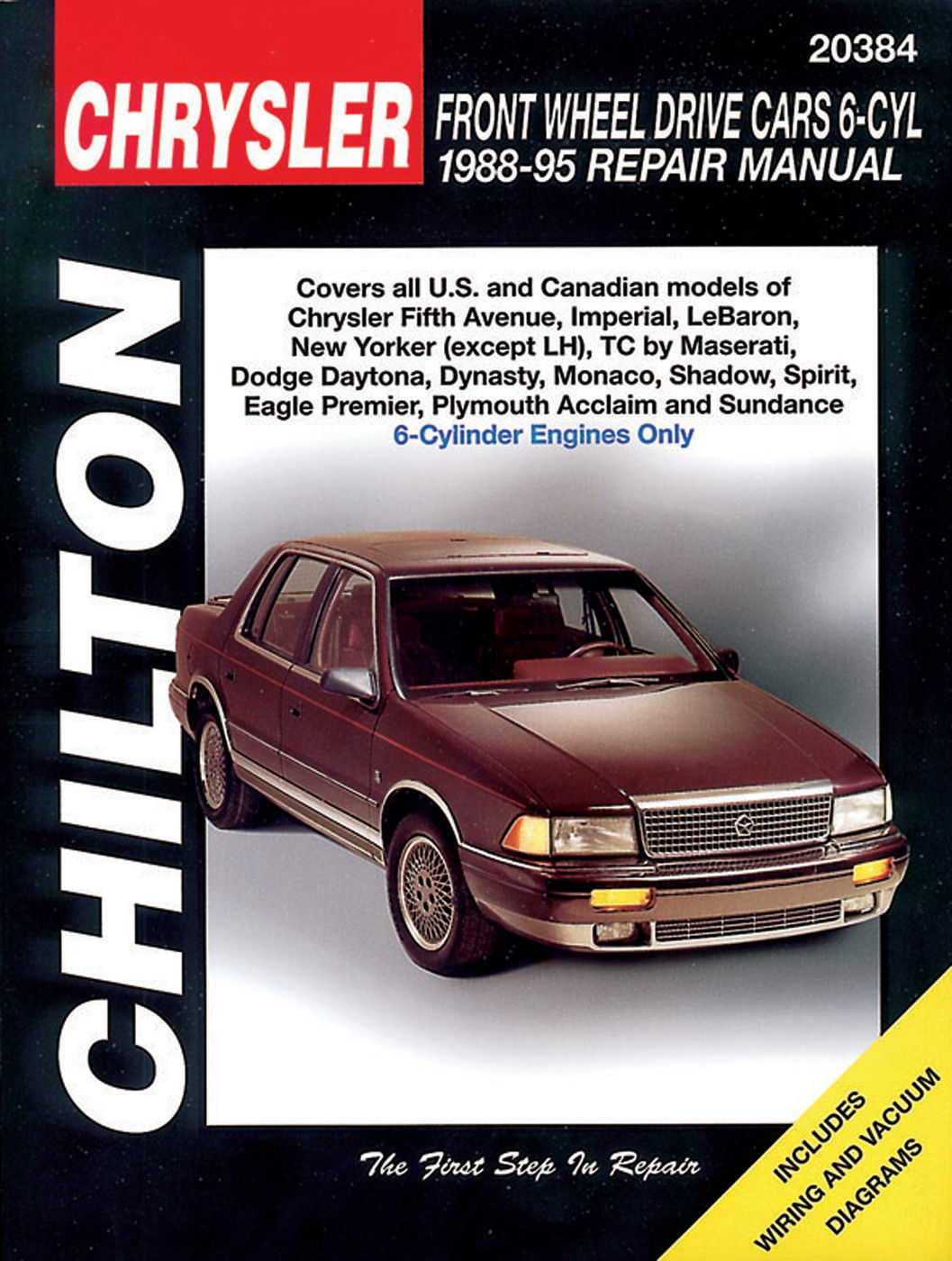 Chilton 20384 CHRYSLER Front Wheel Drive Cars 6 CYL 1988-95 Repair Manual |  eBay