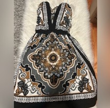 Black & Brown Dress Size:L fit M