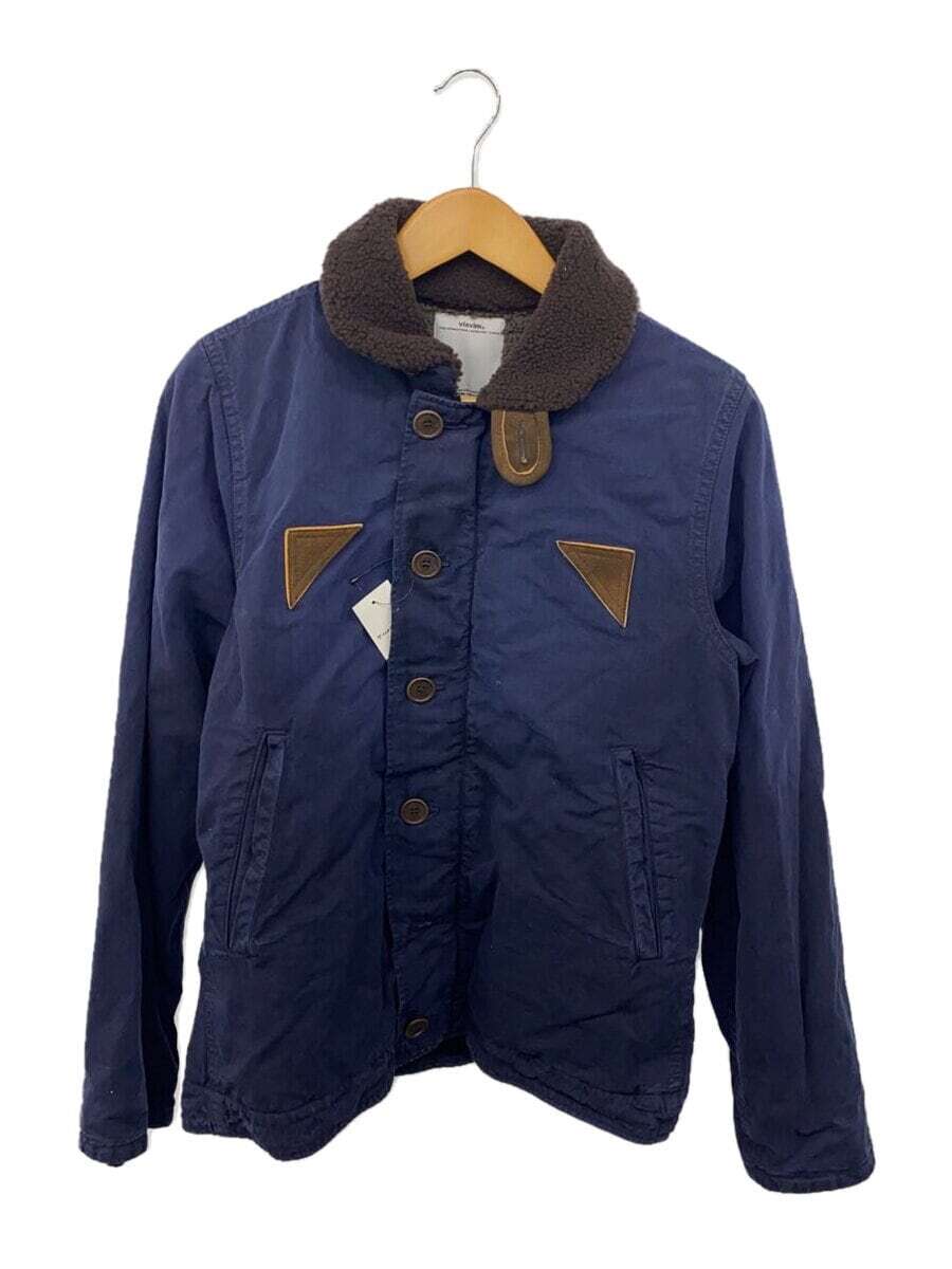 visvim CHIEF DECKHAND COAT NAVY サイズ4 15AW ファッション visvim CHIEF DECKHAND COAT NAVY サイズ4