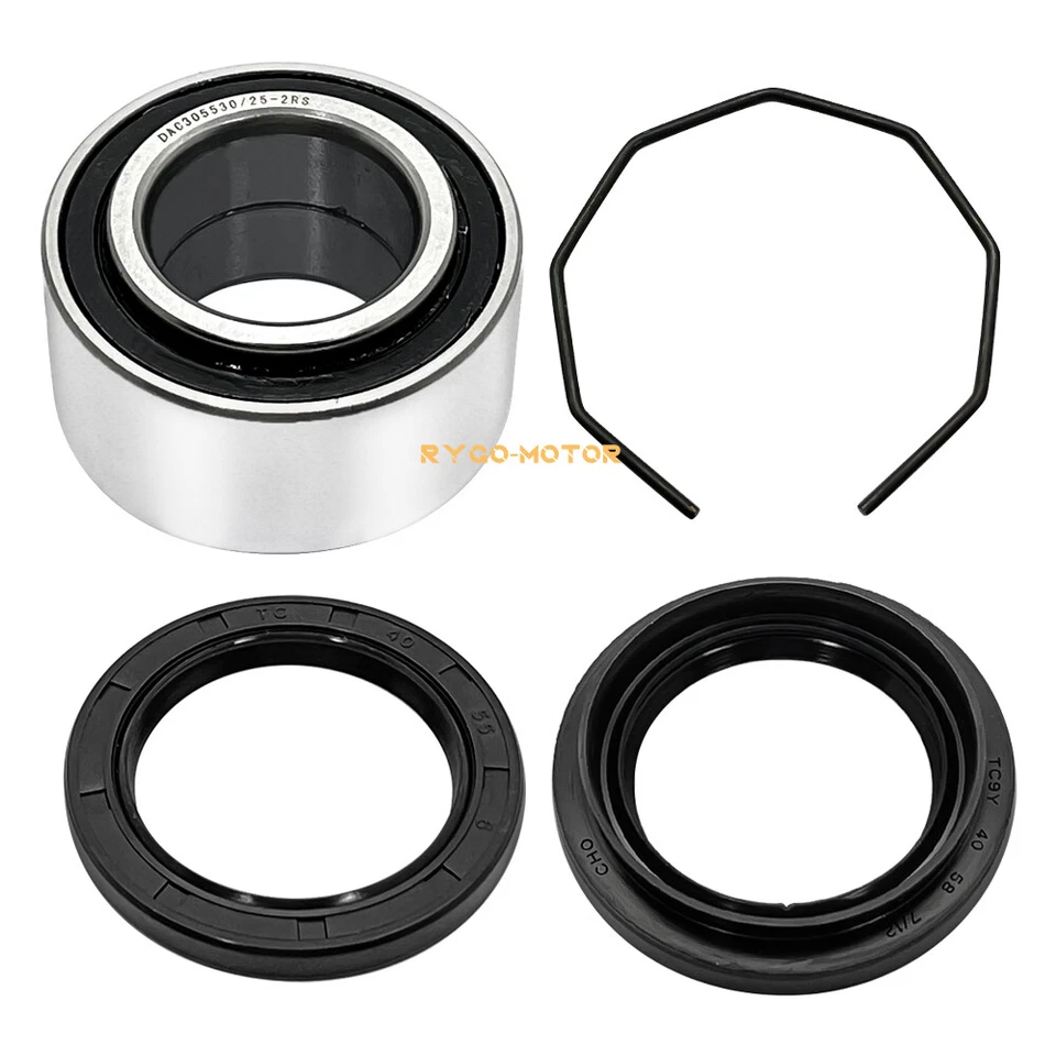 Front Wheel Hub Bearings & Seal Kit for Arctic Cat 375 400 500 600 Bearcat 454 - Изображение 2 из 4