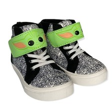 STAR WARS GroundUp Toddler 8 Mandalorian Baby Yoda Sneakers Shoes Slip-On