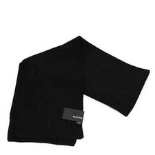 Alfani Mens Space-Dyed Scarf Black Retail $40.00