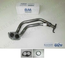 BM Auspuff Hosenrohr + Dichtungen für Opel Corsa A CC 1.4 Si 1991-1993