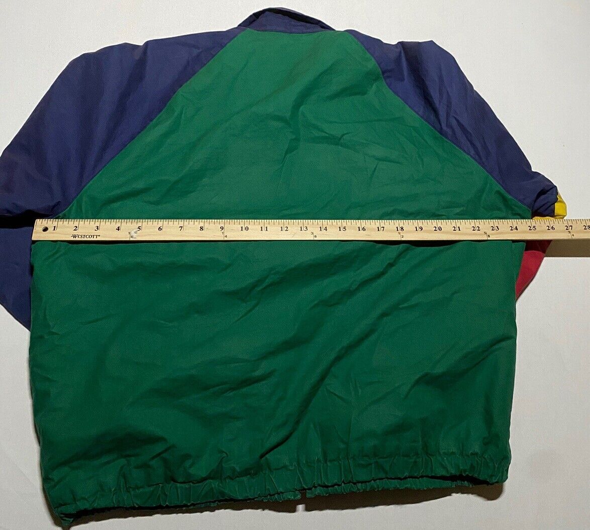 Vtg 90s Polo RALPH LAUREN Color Block Fleece Lined Jacket Vtg 90s Polo RALPH LAUREN Color Block Fleece Lined Jacket
