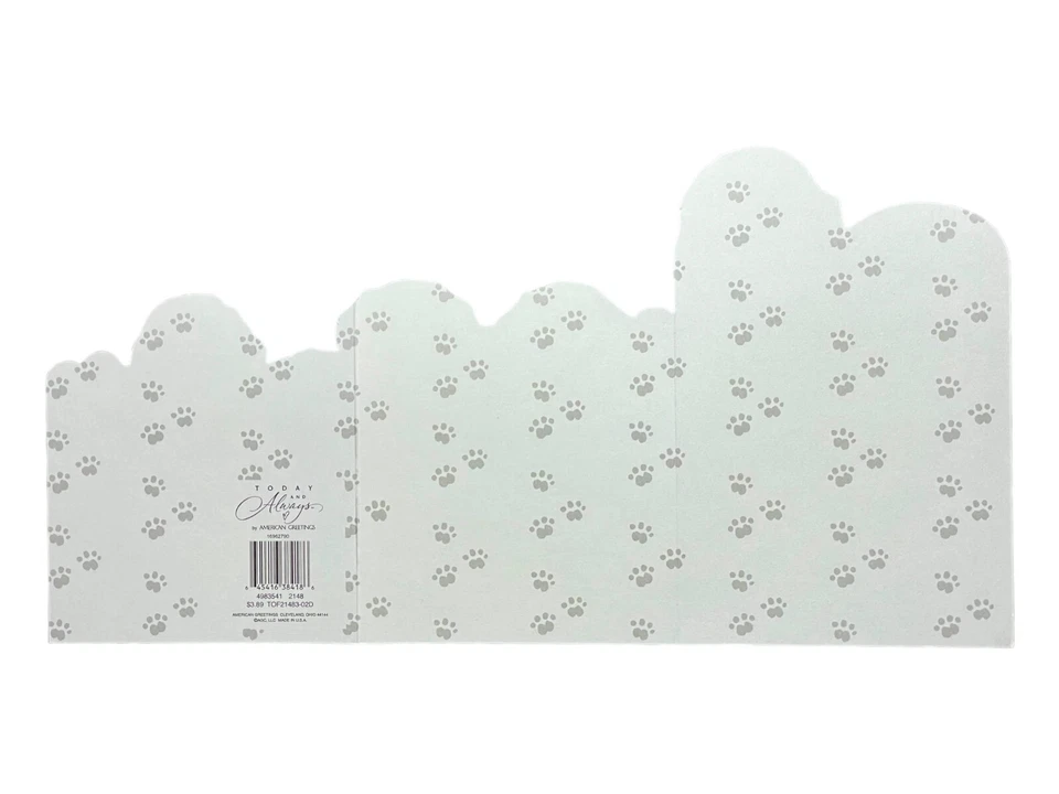 Linda Tarjeta del Día del Padre DE NIÑOS, Golden Retriever Cachorros Perros por AGC + Sobre Foto 3 de 4