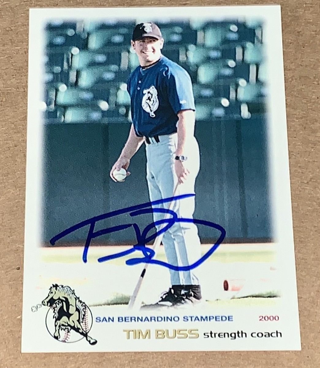 Tim Buss SIGNED 2000 San Bernardino Stampede Card Chicago