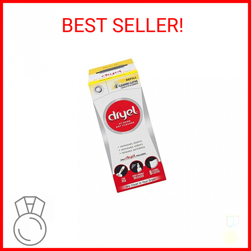 dryel at-Home Dry Cleaner Refill Kit - 8 Loads,CRB-01126