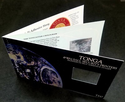 [SJ] Tonga Tongastar-1 Satellite 1994 Space Astronomy (booklet MNH *Hologram