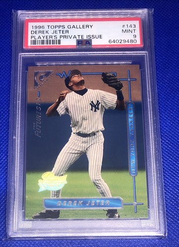 Derek Jeter [Player's Private Issue] #143 card from 1996 Topps Gallery