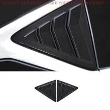 For Cadillac CT5 2020-2024 Black Rear Side Window Quarter Louver Cover Trim 2x