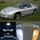 LED White Light Interior Kit For Pontiac Firebird Trans Am 1998-2002 (12 pcs)