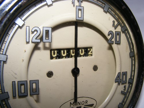 unbenutzter NOS alter Tacho Tachometer für Minor - Picture 4 of 9