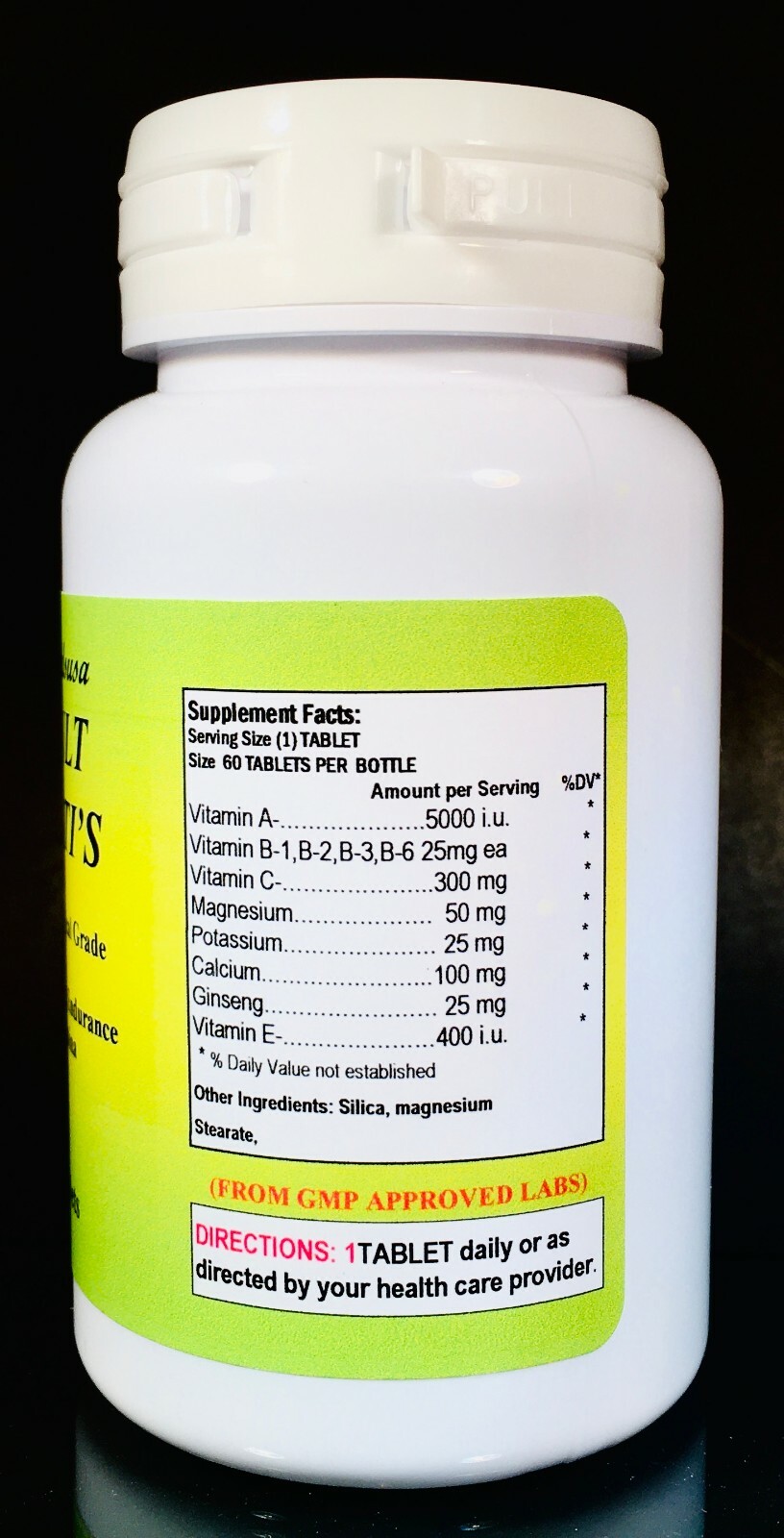 Adult Multivitamins, multivitamins, Made in USA 60 to 300 tablets eBay