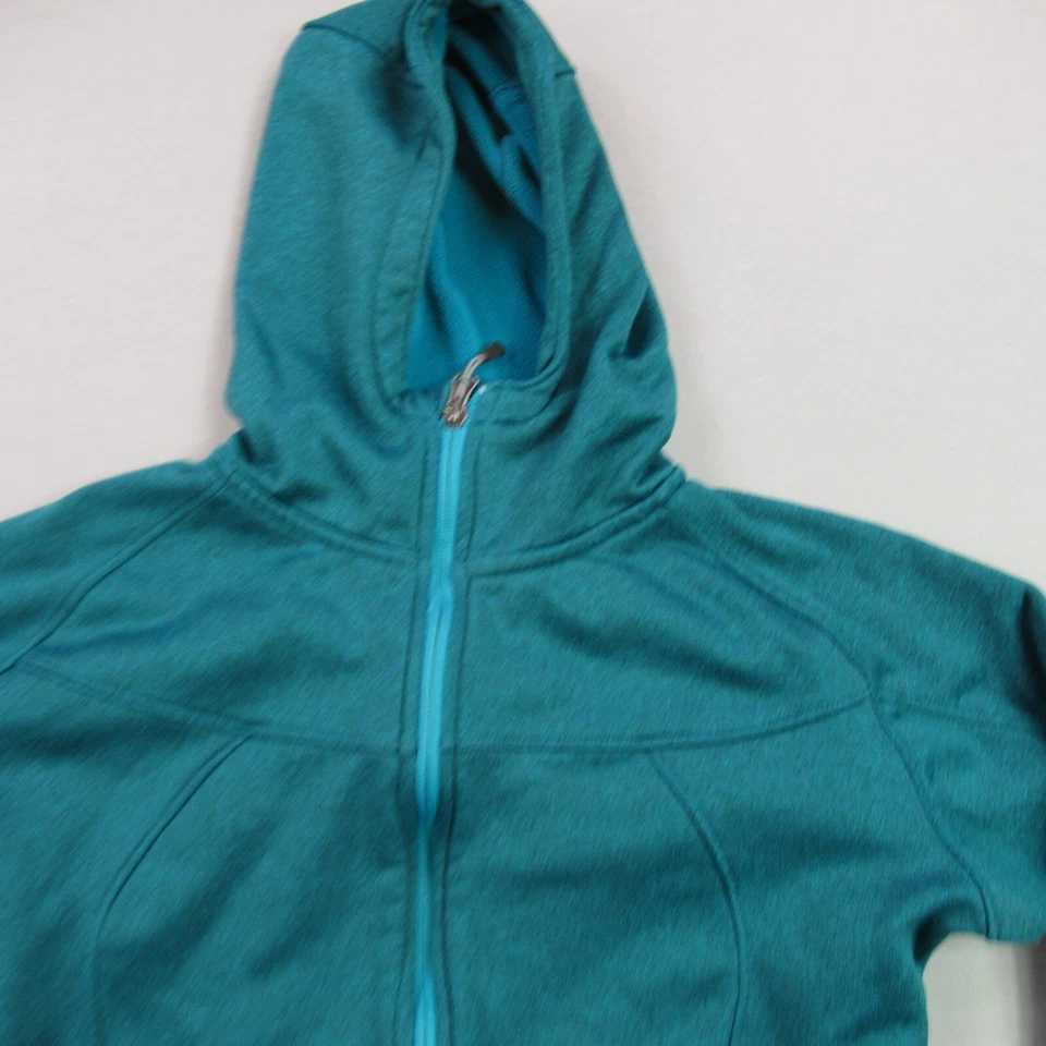 Chaqueta Cabelas Niñas Mediana Manga Larga Bolsillos Ligera Con Capucha Verde Foto 2 de 4