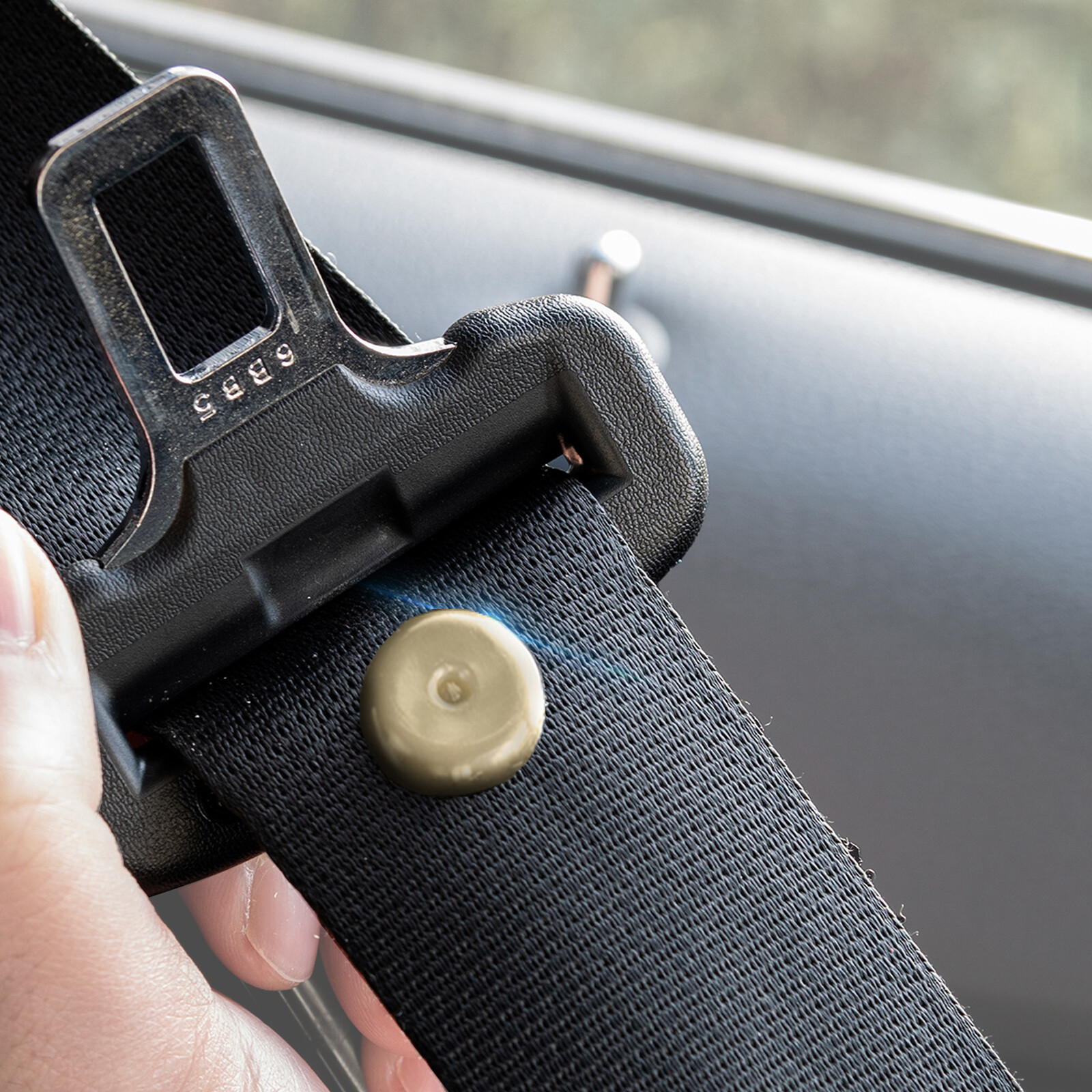 10PCS Seat Belt Stopper Snapon Seatbelt Spacing Limit Stop Button