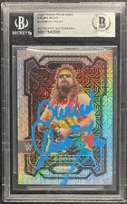 DUDE LOVE MICK FOLEY SIGNED 2024 WWE PANINI PRIZM MOJO #119 BECKETT AUTO 24/25