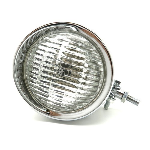 Chrome Retro Bullet Metal Front Headlight For Harley Cafe Racer Bobber Custom - Bild 7 von 9