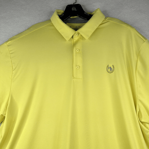 Under Armour UA Men’s Size 2XL Yellow Performance Polo Lightweight Shirt - Picture 3 of 11