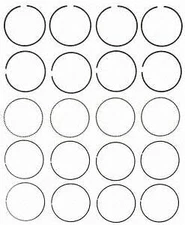 Piston Ring Set  Mahle Original  51471CP.040