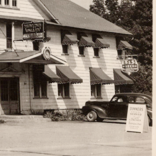 RPPC Hunting Valley Inn Gaines PA Postcard Aristocrat Ice Cream F&S Beer Sign - Picture 6 of 6