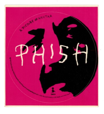 Phish Picture of Nectar Original Vintage Promo Sticker - 1992 Tour