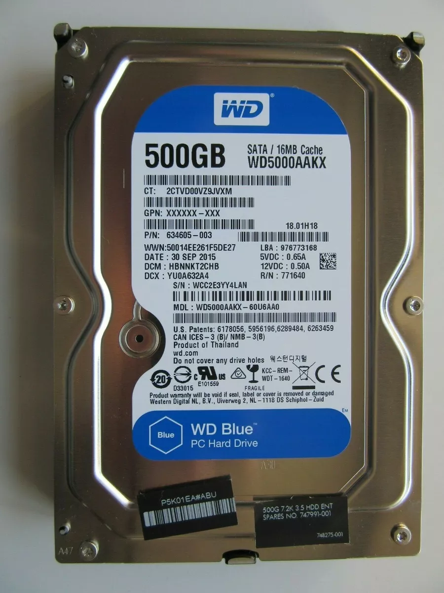 Western digital wd5000aakx clearance