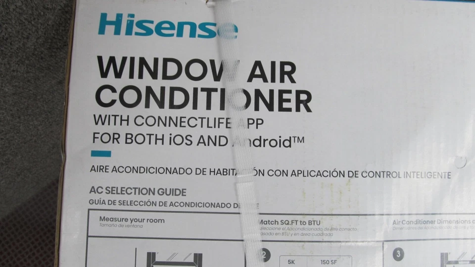 Aire acondicionado ventana HISESE AW1422CW1W con aplicación para iOS y Android 700SQ Foto 4 de 4