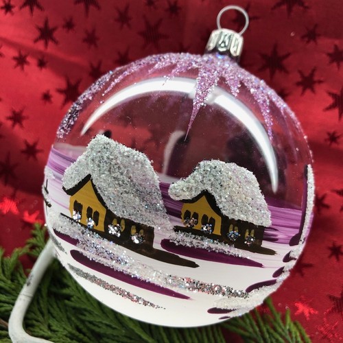 Christbaumkugel "Midi" Glas-Kugel Weihnachtskugel Baumbehang Handarbeit Lauscha - Bild 41 von 44
