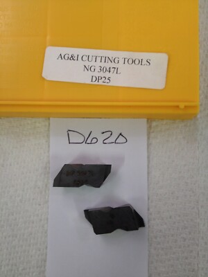 10 NEW AGI-VR/WESSON NG 3047L TOP NOTCH CARBIDE INSERTS. GRADE DP25. {D620}