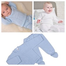 Dandelion Baby Boys legging Set Diamond knitted Top 2 piece Sky Blue or White 