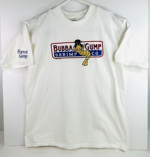 VINTAGE Forrest Gump T Shirt Men Large Bubba Shrimp 1994