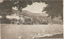 MI1022 romania valcea cozia monastery church orthodox religion olt river 1930