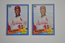 (2) 2020 Topps Series 2 1985 All Star Blue #85AS-26 Bob Gibson Lot