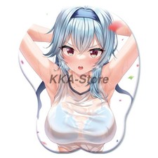 Mouse Pad with 3D Wrist Rest Soft Comfortable Office Mat Silicone Wrist Support