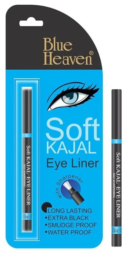 Delineador de ojos lápiz Blue Heaven Soft Kajal (negro), acabado mate Foto 4 de 4