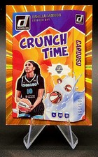 2025 Donruss WNBA Kamilla Cardoso Crunch Time Orange Laser 201/399 #10...