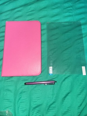 Rosa Tablet Hülle + Stylus