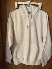 Gildan Heavy Blend White Pocketed Hoodie Pullover Bestie 02