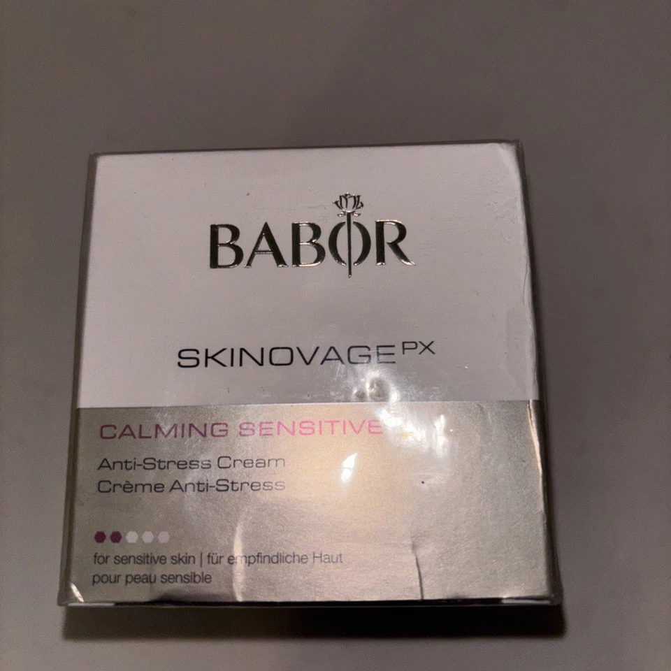 BABOR SKINOVAGE CREMA CALMANTE SENSIBLE ANTIESTRÉS 1,75 OZ SELLADA Foto 3 de 4
