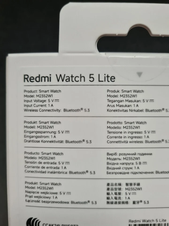 Redmi Watch 5 Lite schwarz 1,96 Zoll AMOLED-Display bis zu 18 Tage Akkulaufzeit - Bild 2 von 2