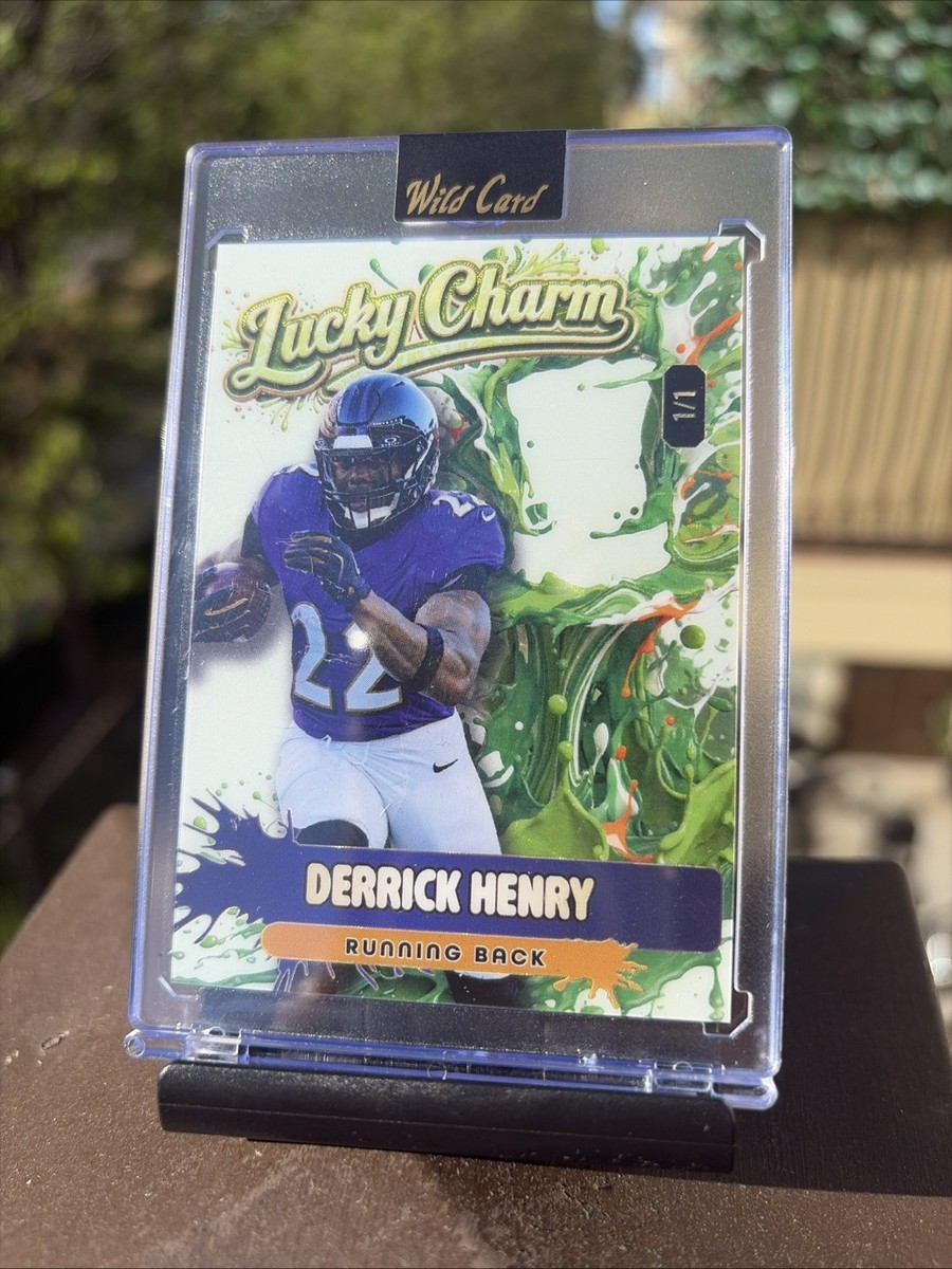 2026 Wild Card Splat Lucky Strike - Derrick Henry 1/1 Lucky Charm
