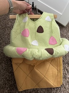 POTTERY BARN Kids Ice Cream Cone Felt Costume W/extrasSize 2T-3T- VGUC See Notes