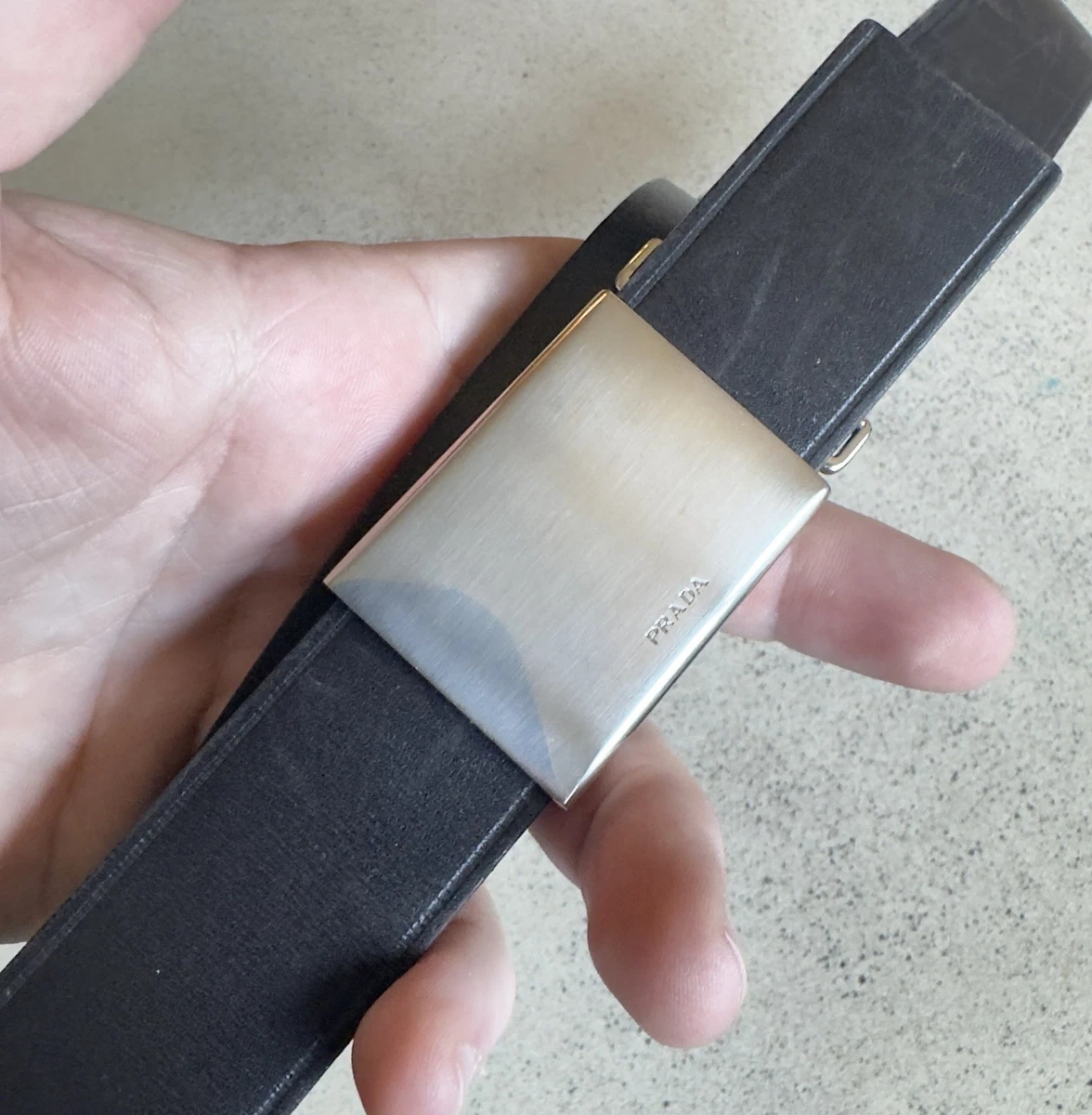 PRADA Leather with Vintage Belts for Men for sale | eBay