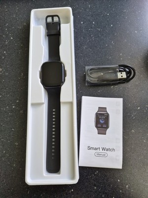 Smart Watch SQ23 In Black Fitness Tracker Heart Rate