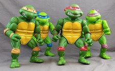 13  ACTION FIGURES OF THE TEENAGE MUTANT NINJA TURTLES BY MIRAGE - 1989.