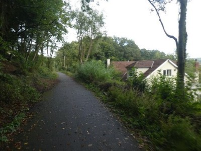 Photo A2 NCN47 north of Wyllie in Sirhowy Valley Country Park Pontllanfr c2021