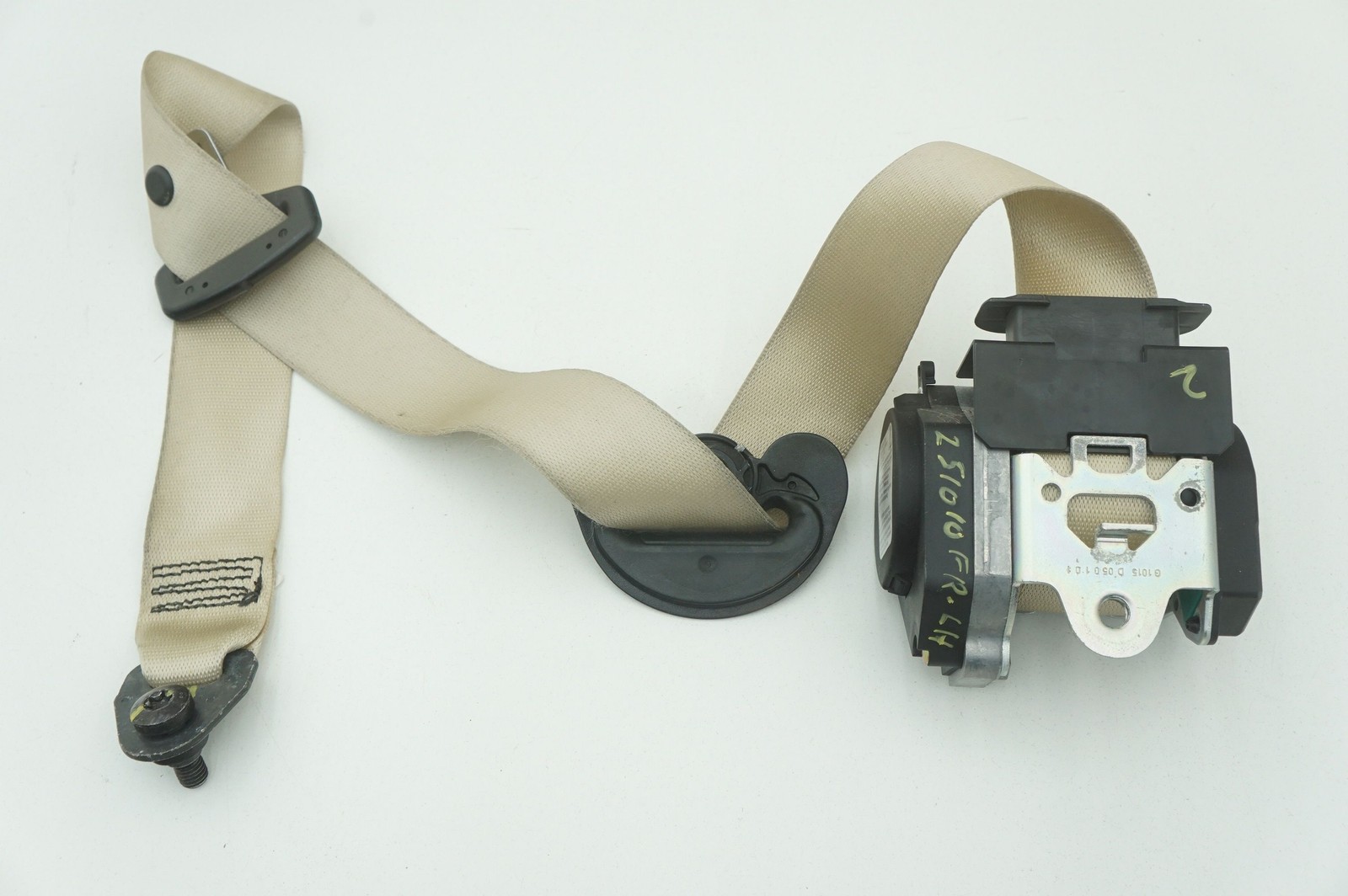 Front Left Driver Seat Belt Retractor Tan OEM Rolls Royce Phantom Vii 2006