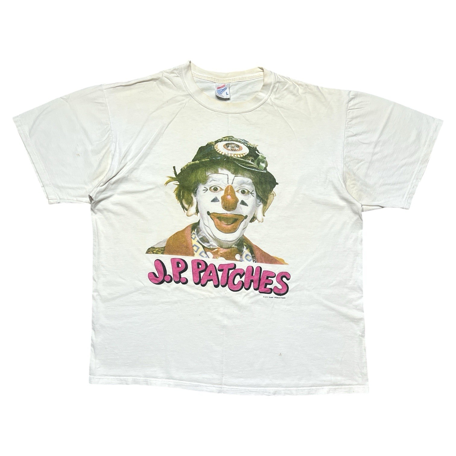 90s j.p. patches clown vintage t-shirt