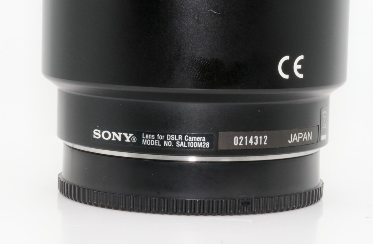 Sony 100mm f2.8 Macro Lens A Mount SAL100M28 Ship from USA | eBay
