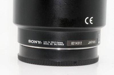 Sony 100mm f2.8 Macro Lens A Mount SAL100M28 Ship from USA | eBay
